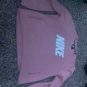 unworn kinda cropped nike hoodie, soft